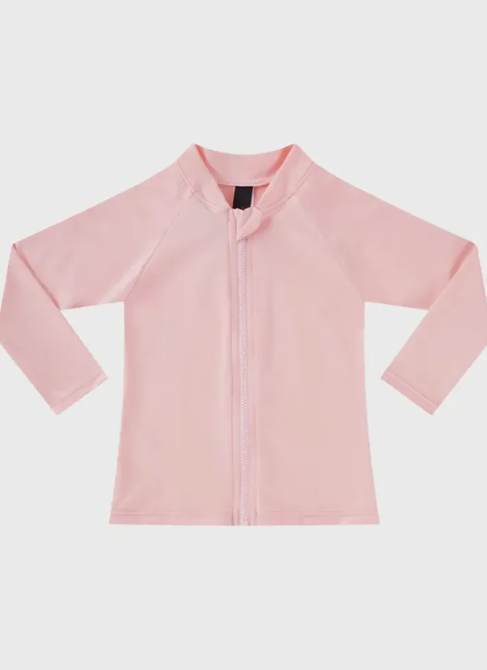 Kids Aqua Blu Stepping Stones Long Sleeve Rash Vest