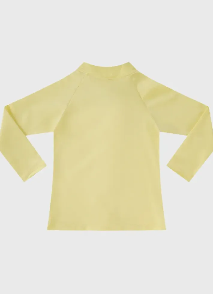 Kids Aqua Blu Stepping Stones Long Sleeve Rash Vest