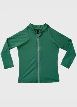 Kids Aqua Blu Stepping Stones Long Sleeve Rash Vest
