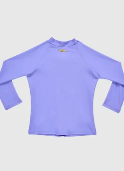 Kids Aqua Blu Stepping Stones Long Sleeve Rash Vest (SAMPLE)