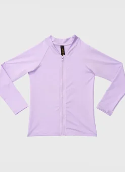 Kids Aqua Blu Stepping Stones Long Sleeve Rash Vest (SAMPLE)