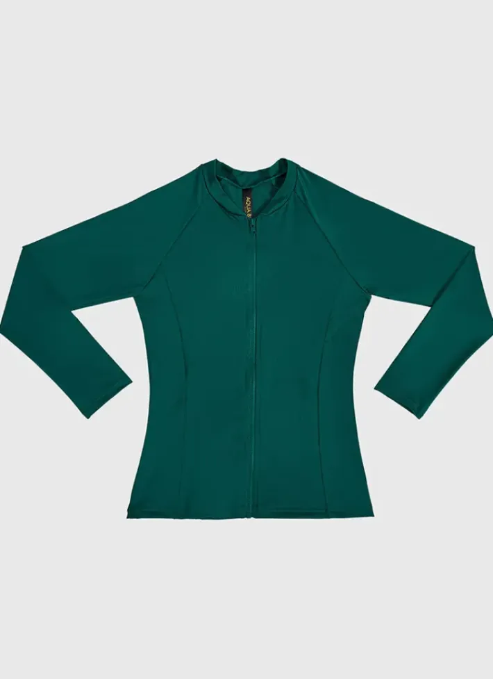 Kids Aqua Blu Stepping Stones Long Sleeve Rash Vest