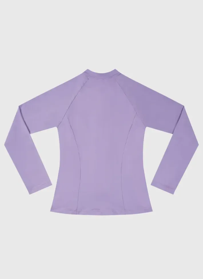 Kids Aqua Blu Stepping Stones Long Sleeve Rash Vest - Teens
