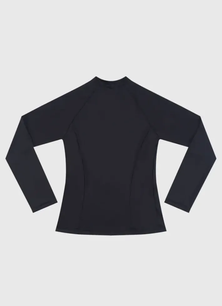 Kids Aqua Blu Stepping Stones Long Sleeve Rash Vest - Teens