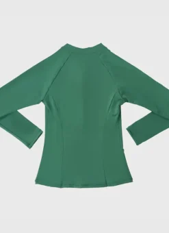 Kids Aqua Blu Stepping Stones Long Sleeve Rash Vest