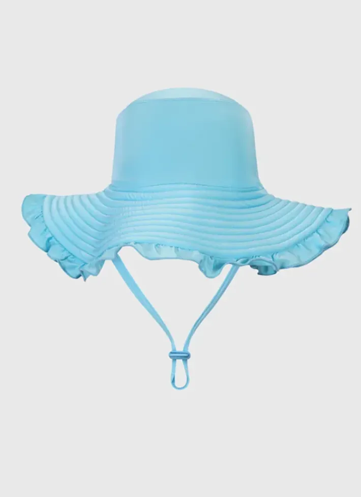Kids Aqua Blu Stepping Stones Sun Hat - Kids