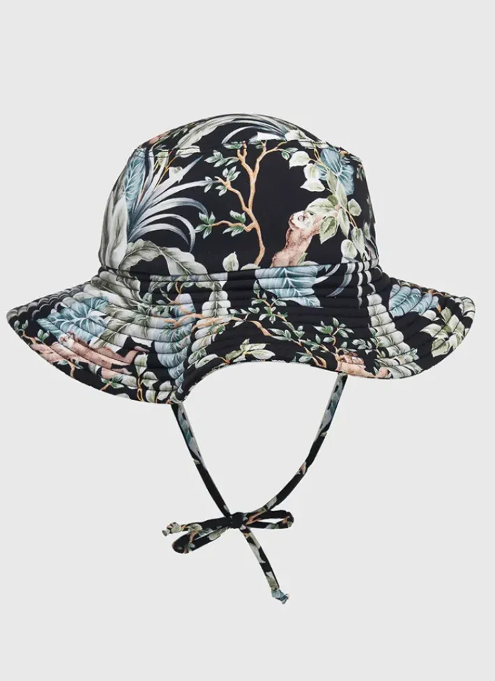 Kids/BOY Aqua Blu Lycra Bucket Hat
