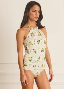 Women Aqua Blu Lawley Tankini