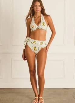 Women Aqua Blu Melody High Waist Pant