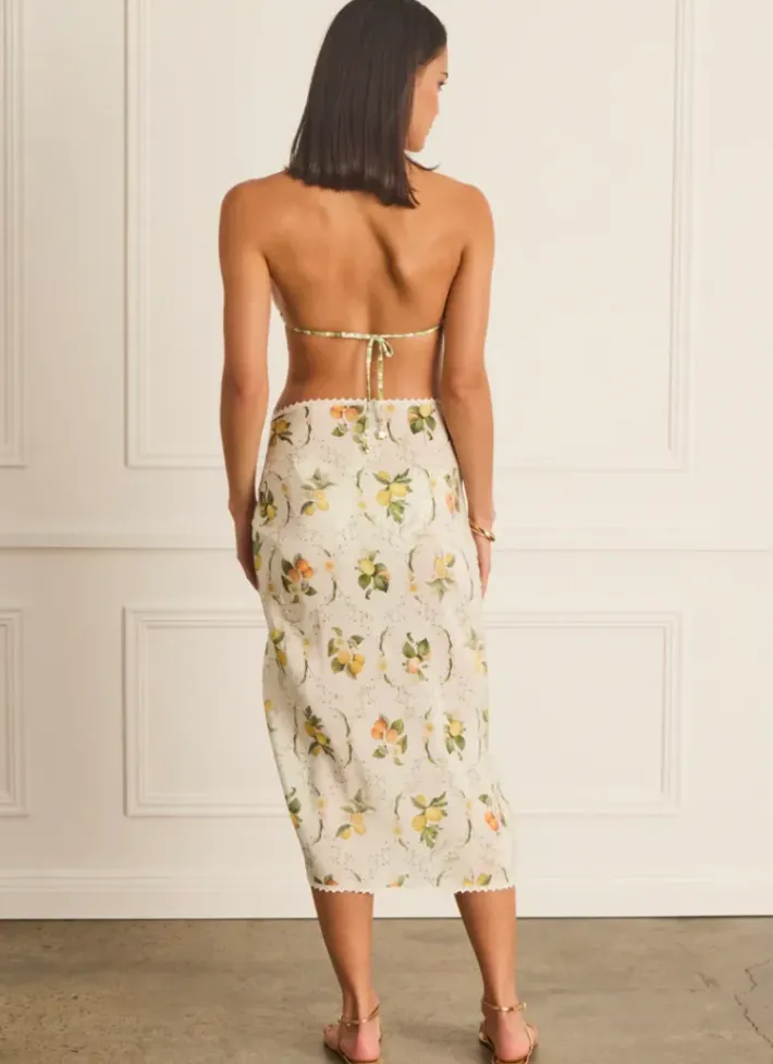 Women Aqua Blu Pareo