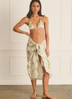 Women Aqua Blu Pareo