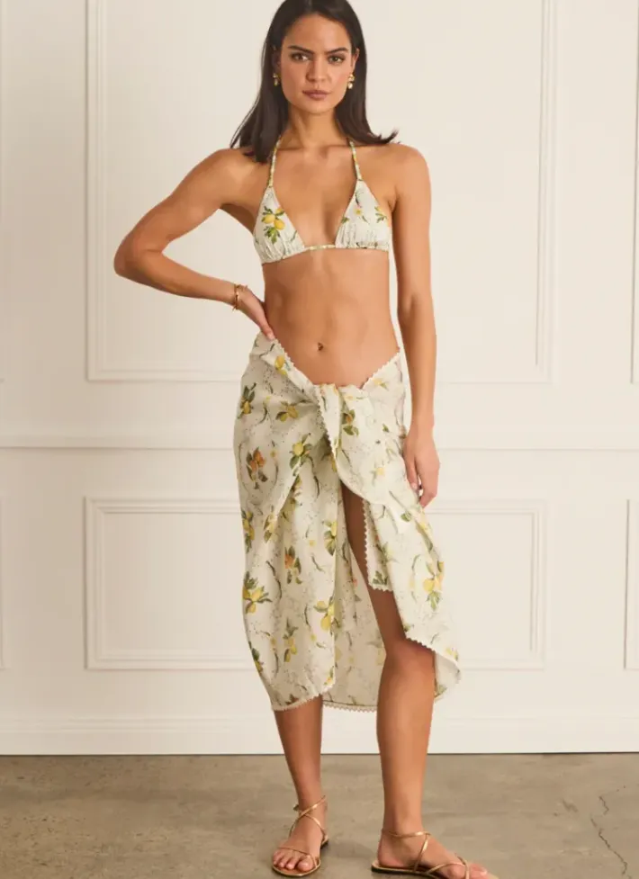 Women Aqua Blu Pareo