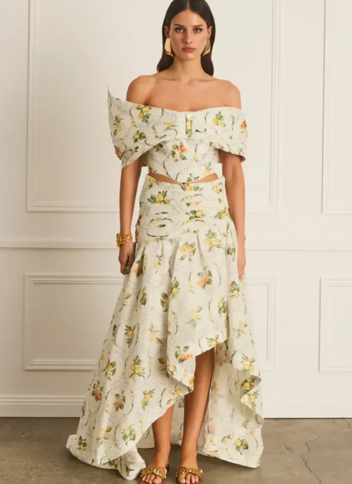 Women Aqua Blu Susanna Maxi Skirt (SAMPLE)