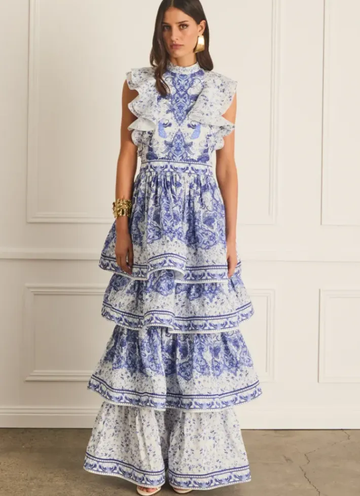 Women Aqua Blu Lily Dress