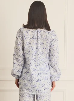 Women Aqua Blu Odilia Beach Shirt