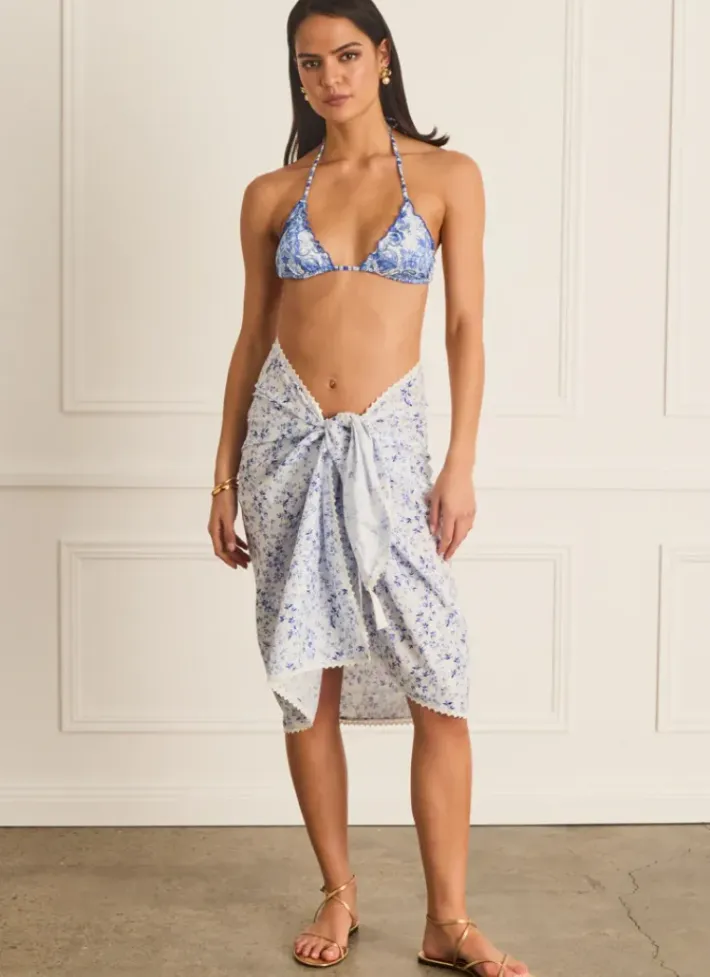 Women Aqua Blu Pareo