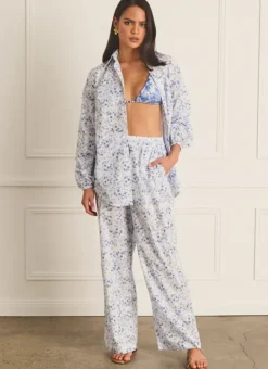 Women Aqua Blu Resort Pants