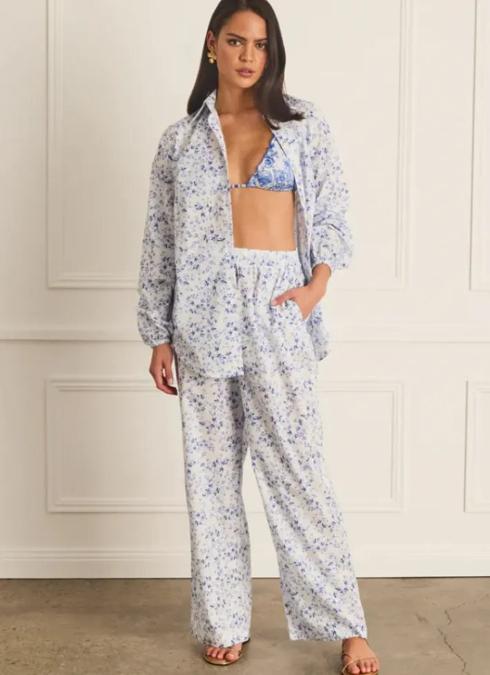 Women Aqua Blu Resort Pants