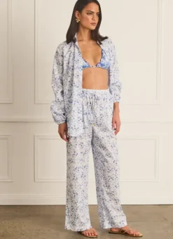 Women Aqua Blu Resort Pants