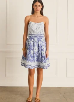 Women Aqua Blu Simone Mini Dress
