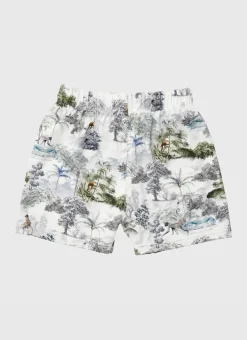 Kids/BOY Aqua Blu Lycra Boardshorts