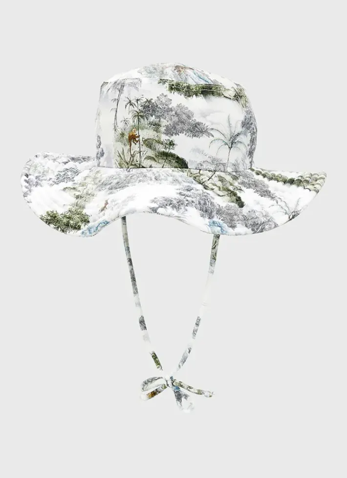 Kids/BOY Aqua Blu Lycra Bucket Hat