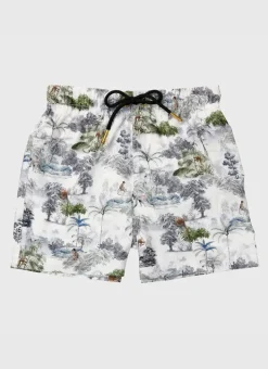 Kids/BOY Aqua Blu Running Shorts