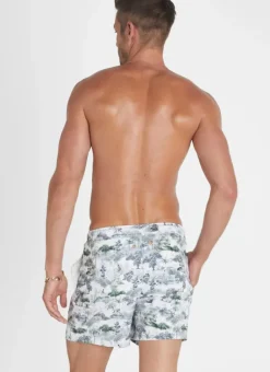 Aqua Blu Running Shorts