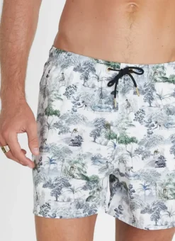 Aqua Blu Running Shorts