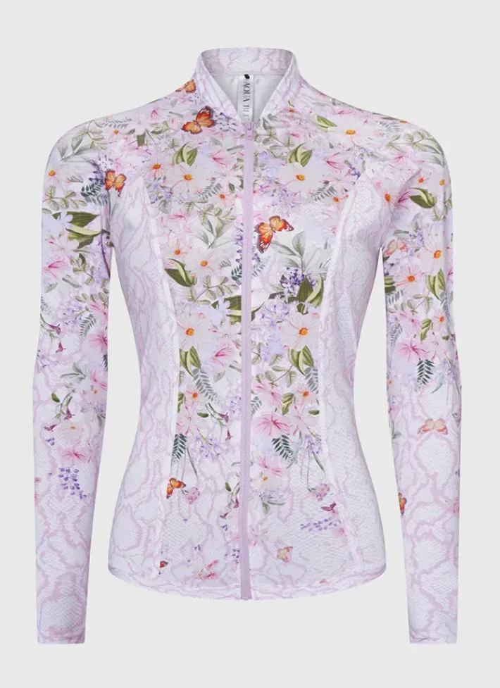 Women Aqua Blu Lyla Rash Guard
